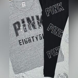 VS PINK MAJOR BLING SET LARGE NWOT